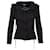 Autre Marque Terre Alte Ruffled Sweatshirt Black Wool  ref.704132
