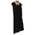MIU MIU Kleid mit kurzen Ärmeln Schwarz Baumwolle  ref.704428