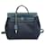 Hermès Hermes herbag Blu navy Tela