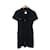 * Chanel "Short Sleeve Front Zip One Piece size 38 Black Wool  ref.704454
