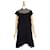 Vestido de una pieza de Miu Miu Top transparente de encaje con volantes Negro Elastano Rayo  ref.704469