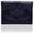 Yves Saint Laurent Bolsa clutch de couro preta vintage Preto  ref.704781