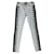Fausto Puglisi Jeans Black White Cotton Elastane  ref.704910
