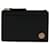 Versace Medusa Kartenetui aus Leder mit Reißverschluss Schwarz Kalbähnliches Kalb  ref.705223