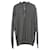 Zilli Grey Zip Neck Knit Top Sweater Dark grey Wool Viscose  ref.705434