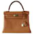 Hermès Hermes Kelly bag 28 camel leather Brown  ref.705436