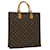 LOUIS VUITTON Monogram Sac Plat Hand Bag M51140 LV Auth rd3268 Cloth  ref.705501