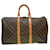 Louis Vuitton Keepall 45 Marrone Tela  ref.705750