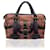 Céline Pink C Macadam Suede Satchel Bag Front Pocket Handbag  ref.706110