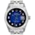 Rolex Blue Mens Datejust S Steel Diamond Dial Diamond Bezel 36mm Watch  Metal  ref.706302