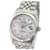 Rolex White Mop Herren Datejust Diamond Dial Diamond Lünette 36mm Uhr Metall  ref.706317