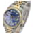 Rolex Blue Mop Mens Datejust 2tone Diamond/sapphire Dial Fluted Bezel Watch  Metal  ref.706321