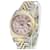 Fregona rosa Rolex Datejust 2 Bisel acanalado con esfera de diamantes 26reloj mm Metal  ref.706334