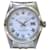 Rolex Mens Datejust White Buckley Dial 36mm relógio Branco Metal  ref.706356