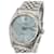 Rolex Ice Blue Mens Datejust Diamond Dial Fluted Bezel 36mm Watch  Metal  ref.706371