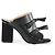 Emilio Pucci Mules Mondragone Bow en cuir noir