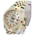Rolex White Mop Mens Datejust 2tone Ruby Dial Diamond Ruby Bezel 36mm Watch  Metal  ref.706452