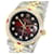 Rolex Red Vignette Datejust cadran bicolore lunette en diamant 36montre mm Métal  ref.706477