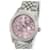 Rolex Pink Datejust Flower Diamond Dial Diamond Lünette 36mm Uhr Metall  ref.706480