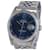 Rolex Blau Herren Datejust 16234 Wählen 18kw Uhr mit goldener Lünette und Stahl Metall  ref.706500