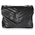 Mittelgroße Loulou-Tasche aus schwarzem Matelasse von Saint Laurent Leder  ref.706561