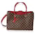 Louis Vuitton Damier Ebene Lv Riverside Tote  Brown Leather  ref.706634