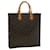 LOUIS VUITTON Monogram Sac Plat Hand Bag M51140 LV Auth rd3421 Cloth  ref.706963