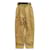* Chanel / Pantaloni in cotone con etichetta vintage / Pantaloni da donna Giallo  ref.707141