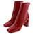 *PRADA Prada Boots Women's Red Leather  ref.707190