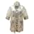 * CHANEL Raincoat Jacket 36 Clear Camellia Pearl Coco Mark Five-Quarter Sleeve Outer Ladies Pink Beige Polyurethane  ref.707203
