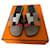 Sandálias Hermès Oran Multicor Couro  ref.707335