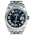 Rolex Mens Datejust Ss 36mm Blue Roman Diamond Dial Fluted Bezel Watch Ref 16014  Metal  ref.707346