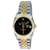 Rolex Herren Datejust zweifarbiges schwarzes Zifferblatt16233 Wählen 18k Geriffelte Lünette 36mm Uhr Metall  ref.707350