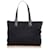 Chanel Black New Travel Line Nylon Tote Bag Leather Pony-style calfskin Cloth  ref.707397