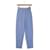 Ganni Pants Light blue Polyester Polyurethane  ref.707414