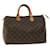 Louis Vuitton Monogram Speedy 35 Bolsa de mão M41524 LV Auth jk2842 Lona  ref.707618