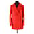 Coat Nina Ricci 34 Red Wool  ref.707701