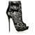 Jimmy Choo lace and patent leather boots Black  ref.707765