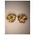 Orecchino testa superiore Gucci Gold hardware - vista 3