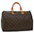 Louis Vuitton Monogram Speedy 35 Bolsa de mão M41524 LV Auth ep132 Lona  ref.707946