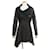 *FENDI Fendi Leather Jacket Women's Harako / Nubuck Size 40 Black Dark brown  ref.708033
