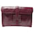 Hermès HERMES JIGE ELAN PM HANDBAG BORDEAUX RED BOX LEATHER CLUTCH BAG CLUTCH BAG Dark red  ref.708486