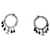Boucles d'oreilles Chanel CC Argent Bijouterie argentée  ref.708814