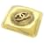 Broche CHANEL Ouro CC Auth ar7966 Dourado Metal  ref.708924