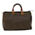 Louis Vuitton Monogram Speedy 35 Bolsa de mão M41524 LV Auth jk2837 Lona  ref.708937