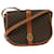 Céline CELINE Macadam Canvas Shoulder Bag PVC Leather Brown Auth yk5352  ref.708958