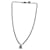 Silver-Toned Chanel CC Necklace Silvery Metal  ref.709015