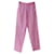 Dries Van Noten Pants, leggings Pink Silk Cotton  ref.709194