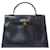 Hermès Kelly Black Leather  ref.709436