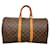Louis Vuitton Keepall 45 Brown Cloth  ref.709445
